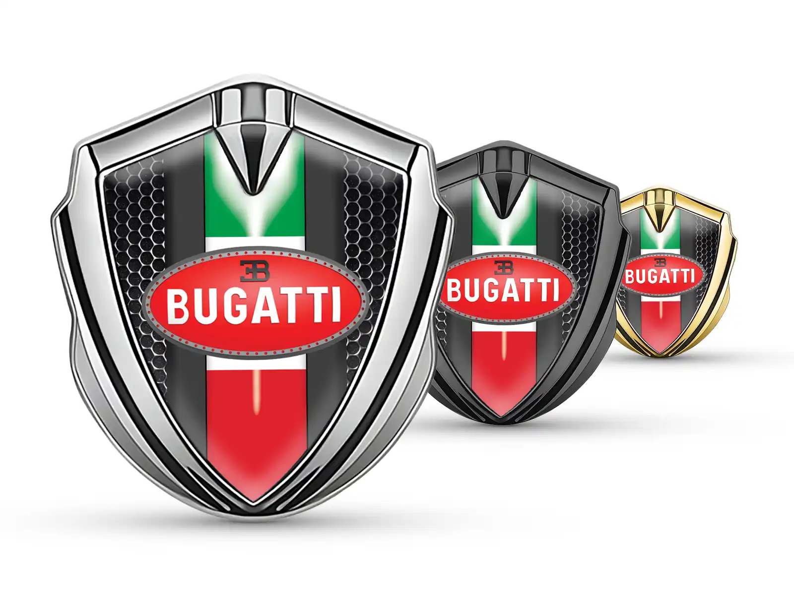 Bugatti Emblema Silicona Insignia Selecta Esquema Deriva Vista